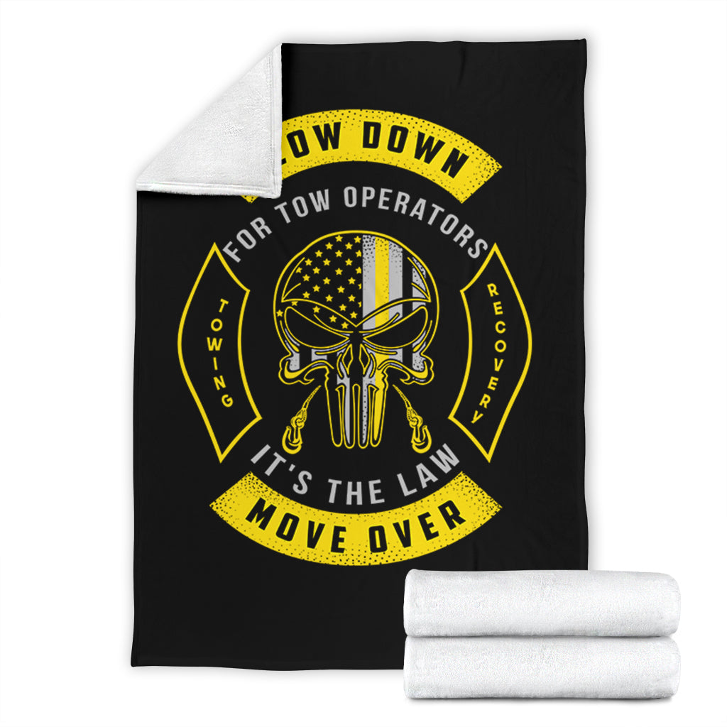 Slow Down Move Over Blanket