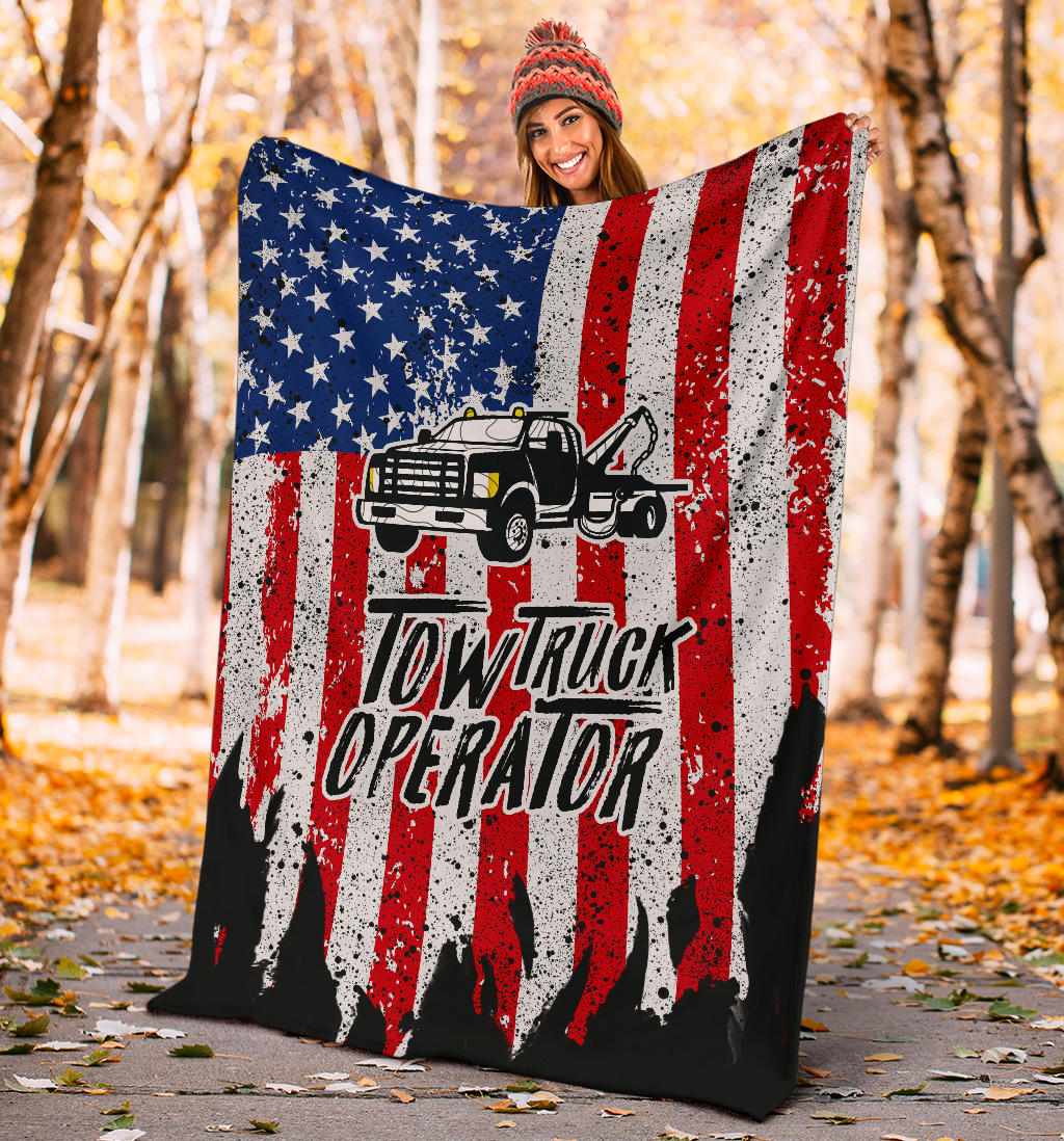 Proud Tow Truck Operator Blanket