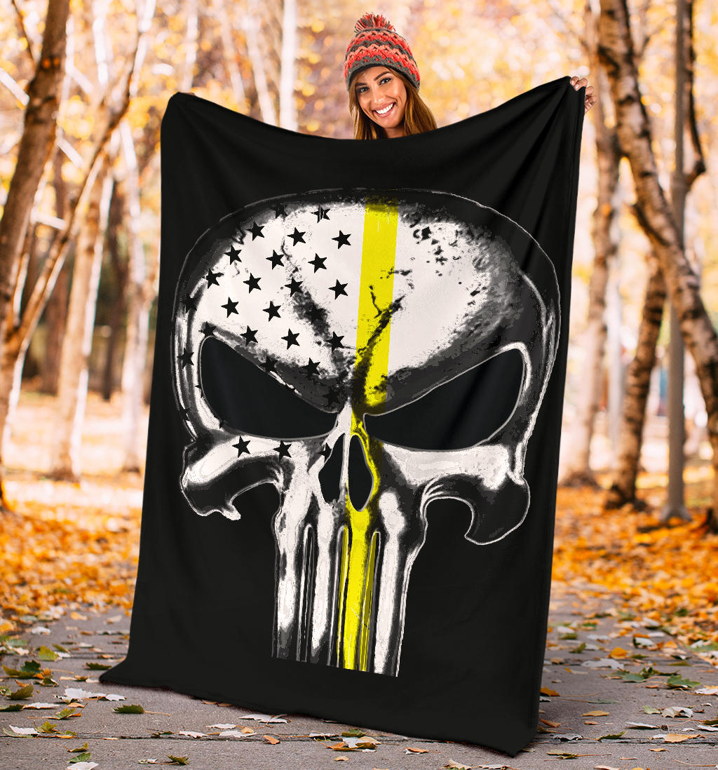 Thin Yellow Line Blanket