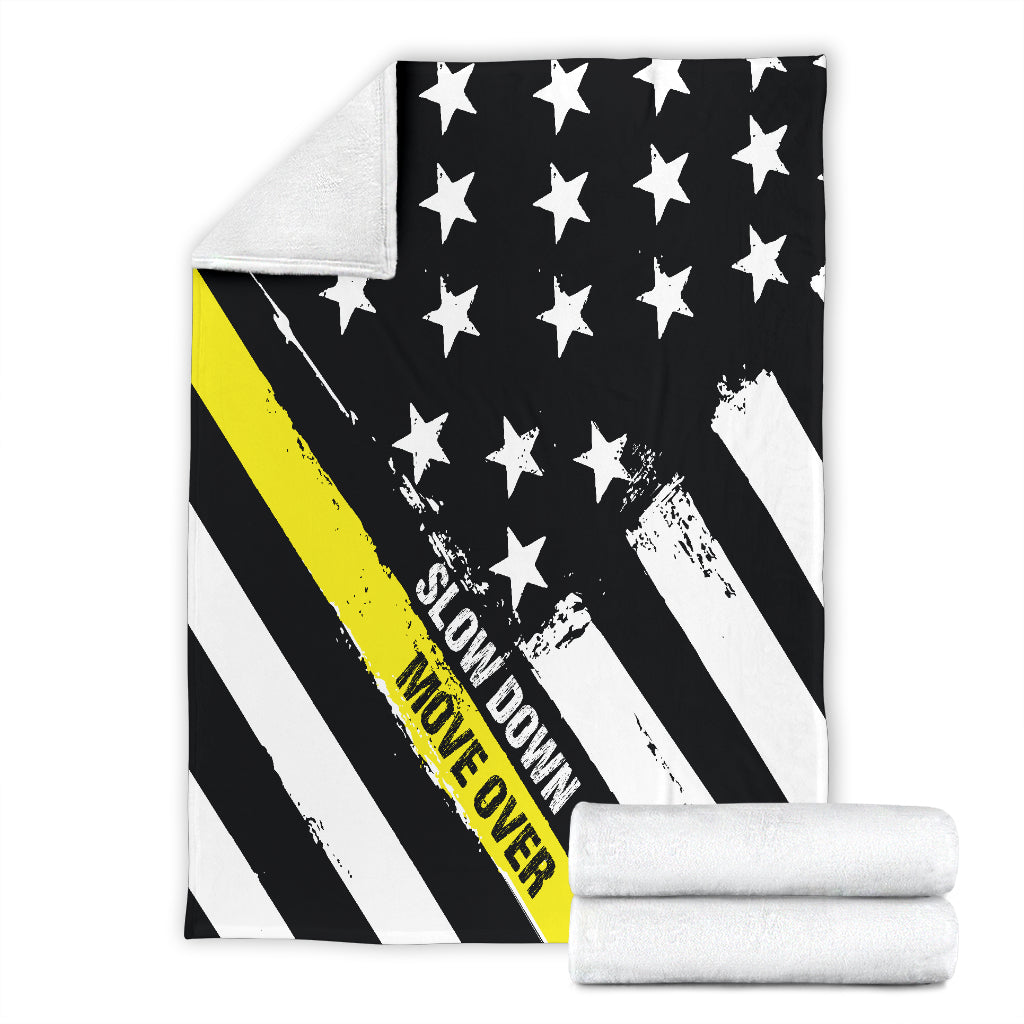 Slow Down Move Over Blanket