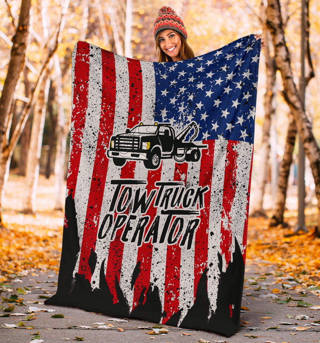 Proud Tow Truck Operator Blanket