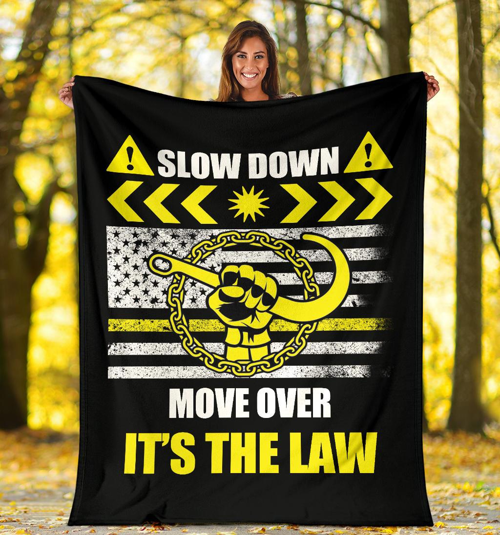 Slow Down Move Over (Throw Blanket)