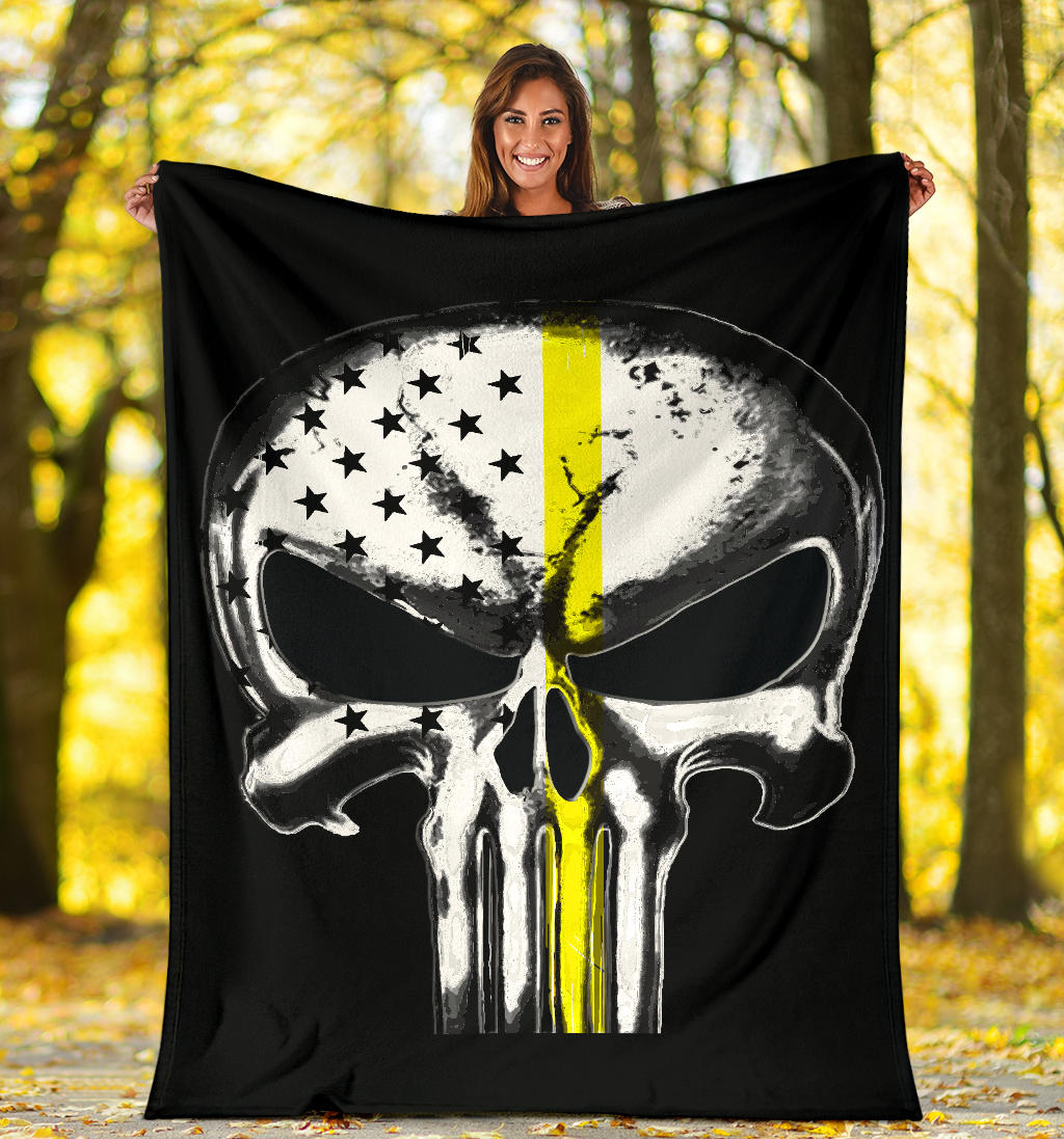 Thin Yellow Line Blanket