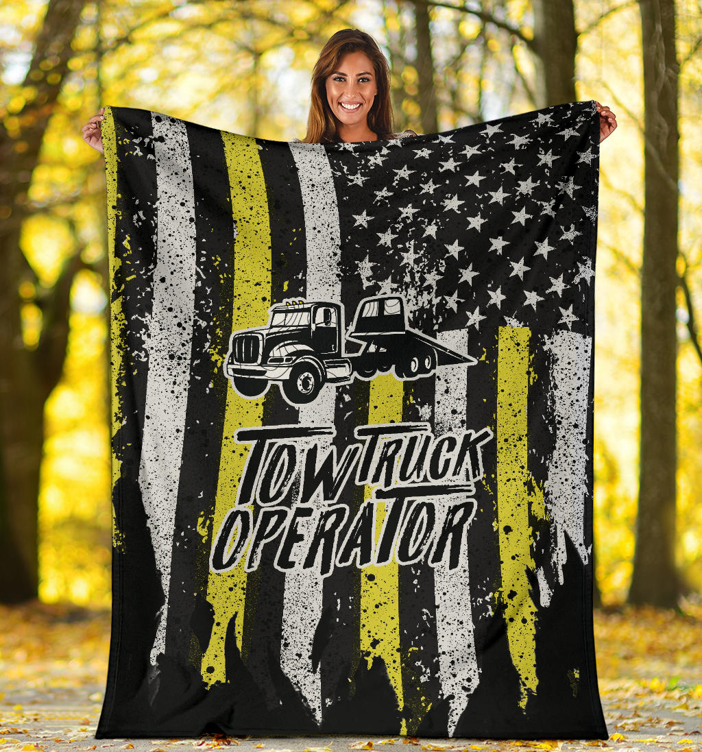Proud Tow Truck Operator Blanket