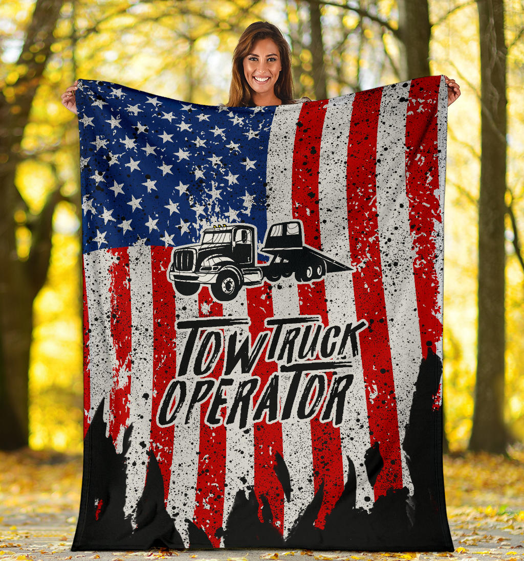 Tow Truck Operator Blanket - Rollback Version