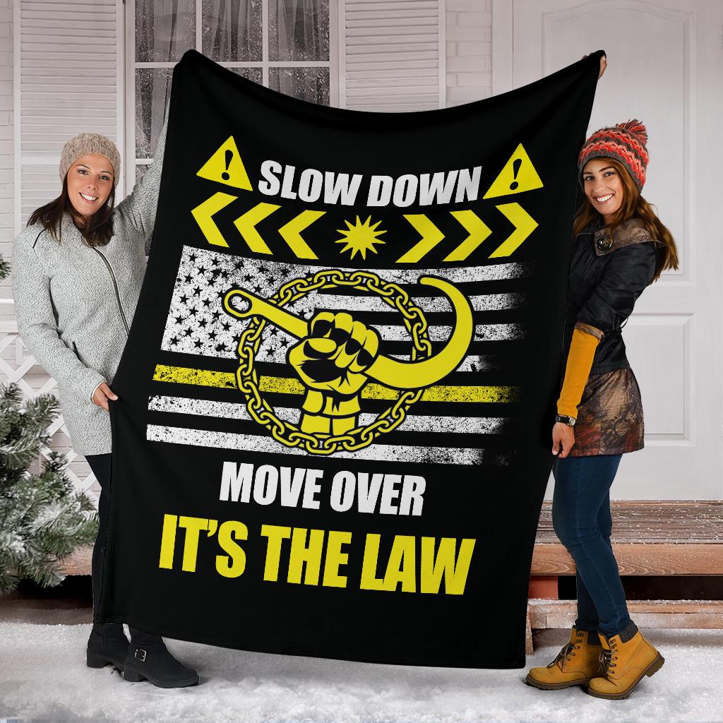 Slow Down Move Over (Throw Blanket)
