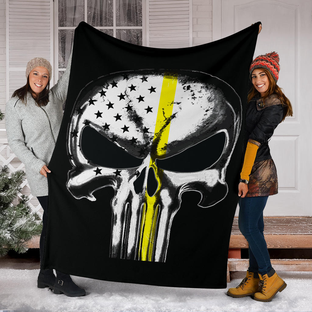 Thin Yellow Line Blanket