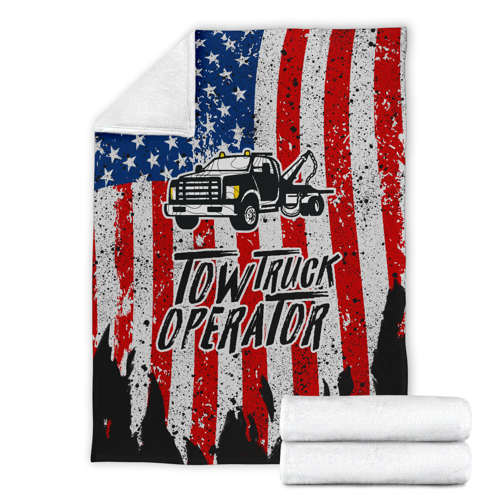 Proud Tow Truck Operator Blanket