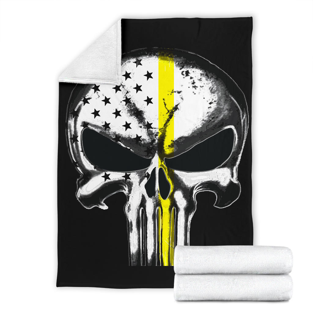 Thin Yellow Line Blanket