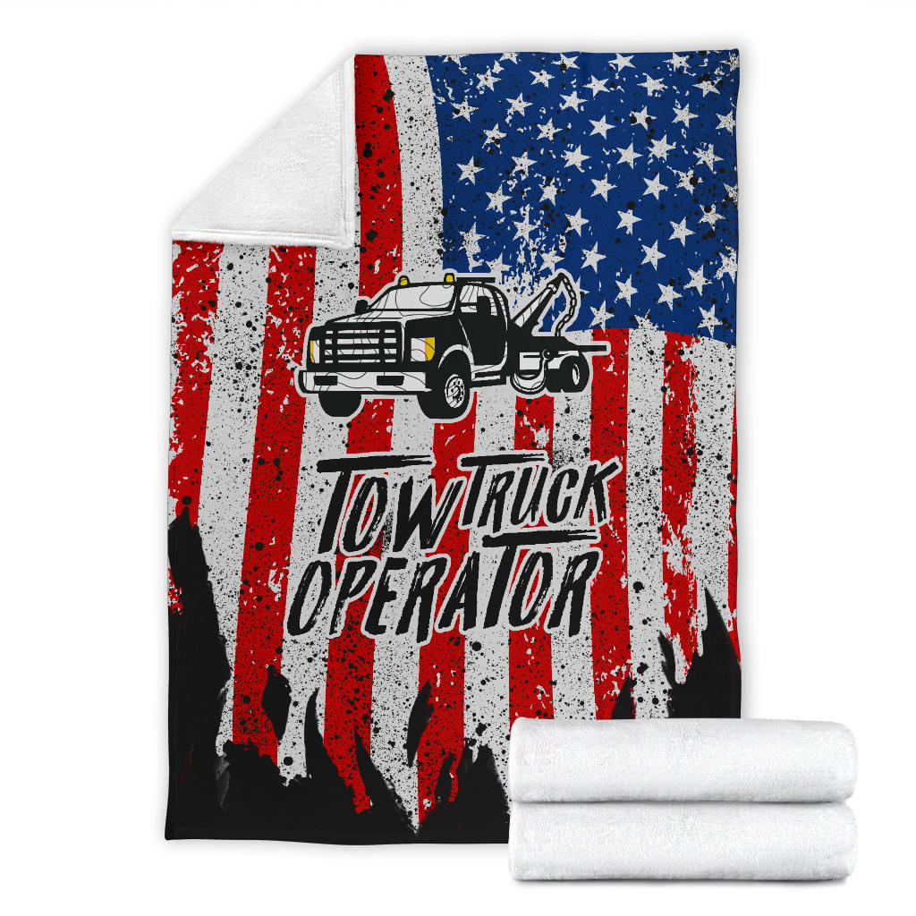 Proud Tow Truck Operator Blanket