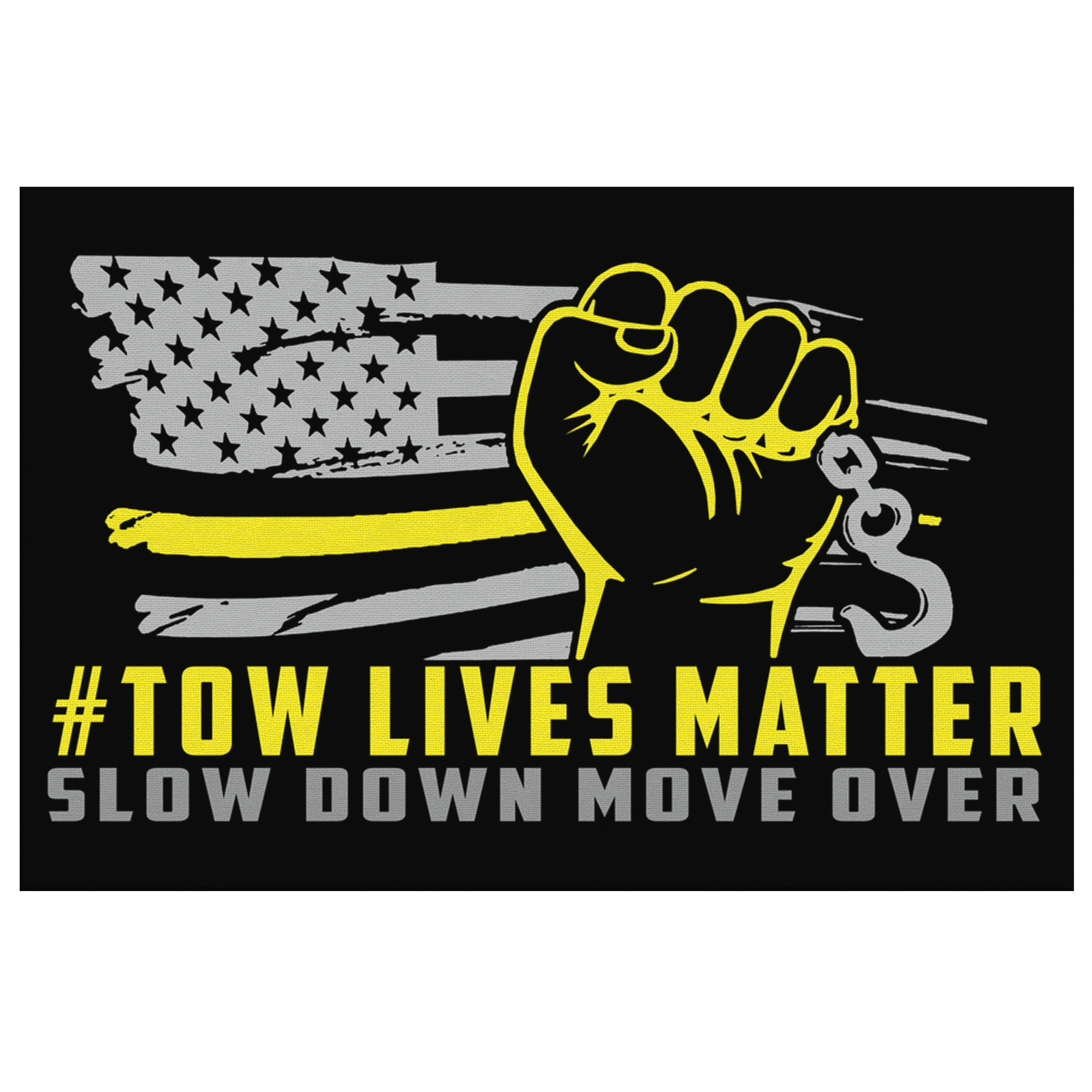 #Towlivesmatter Canvas - Premium Quality