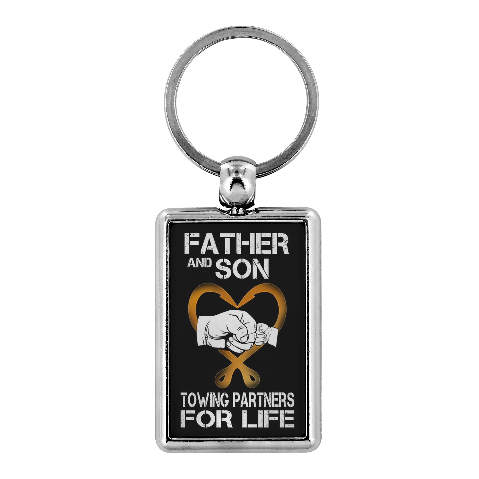 Towing Family Keychain