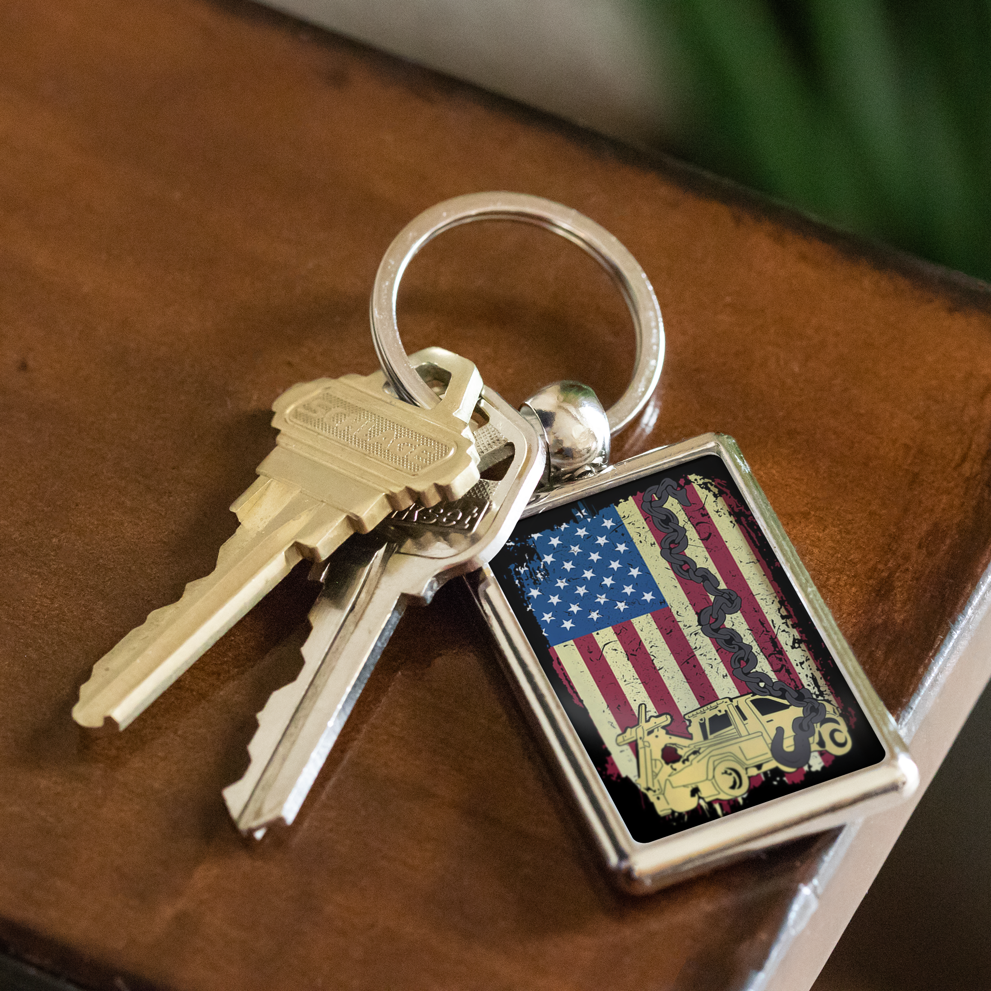 Proud Tow Operator Keychain
