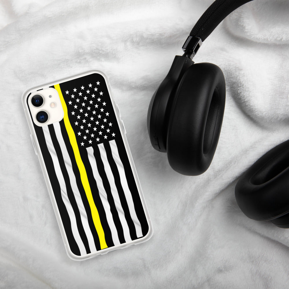 Yellow Line iPhone Case