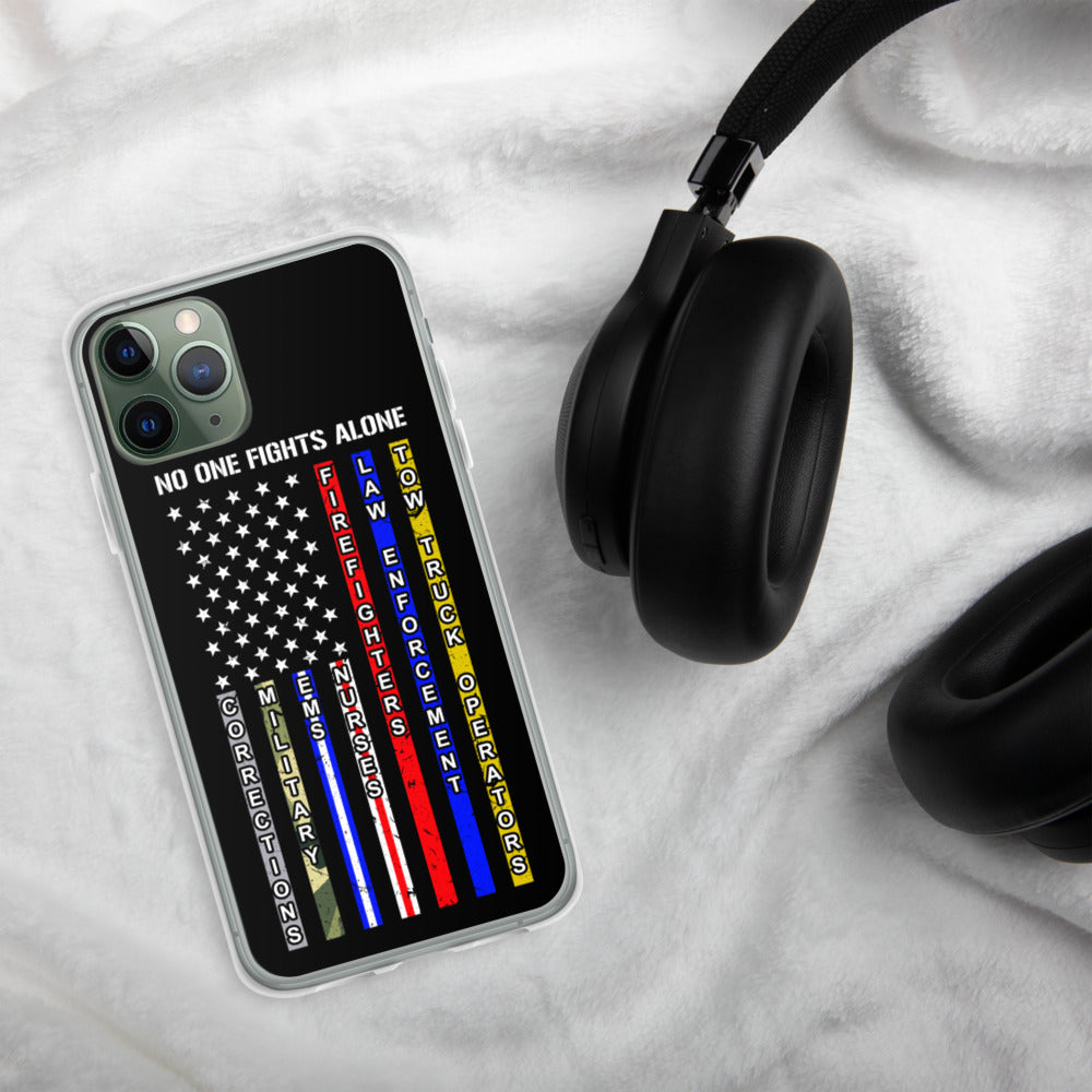 No One Fights Alone iPhone Case