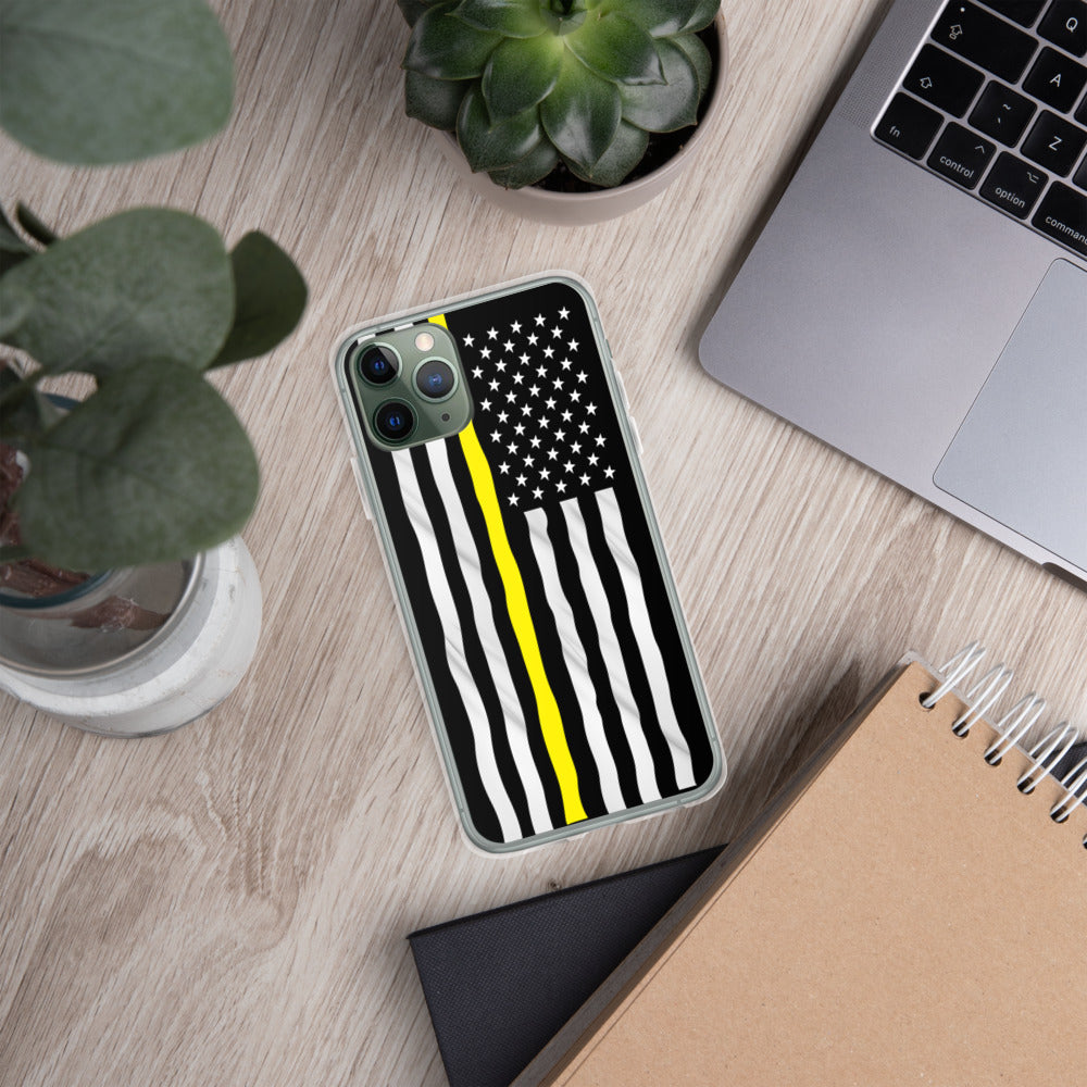 Yellow Line iPhone Case