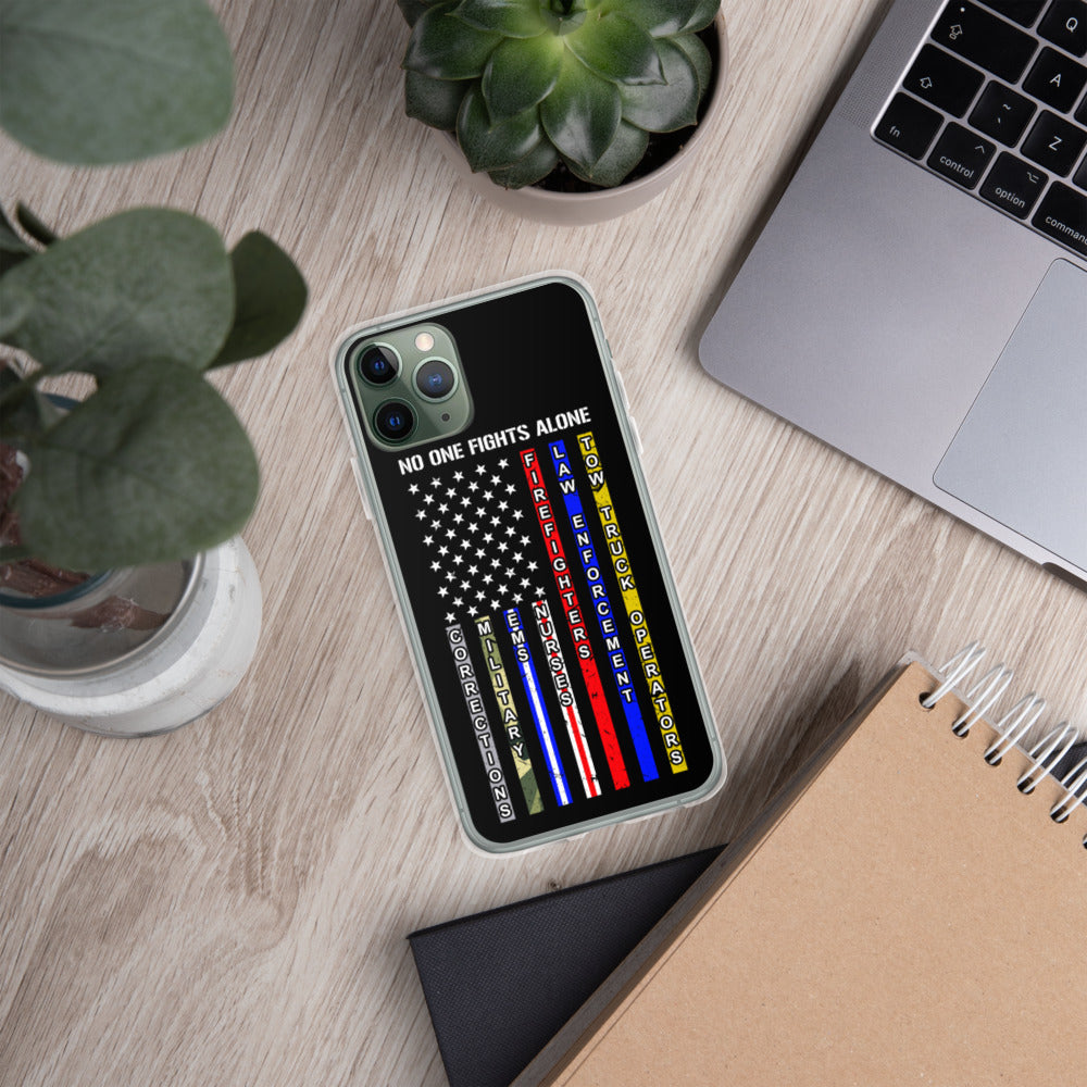 No One Fights Alone iPhone Case