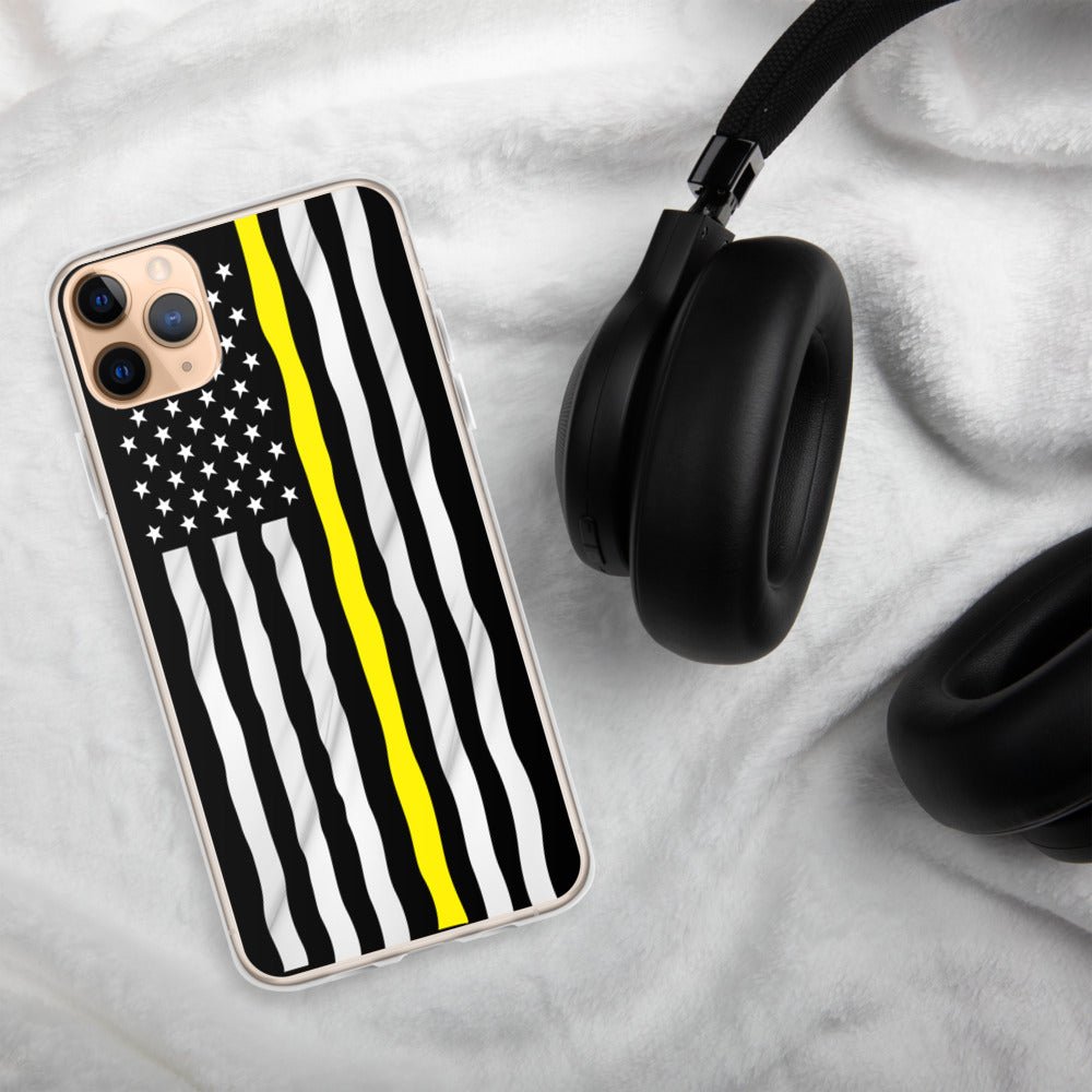 Yellow line iPhone Case