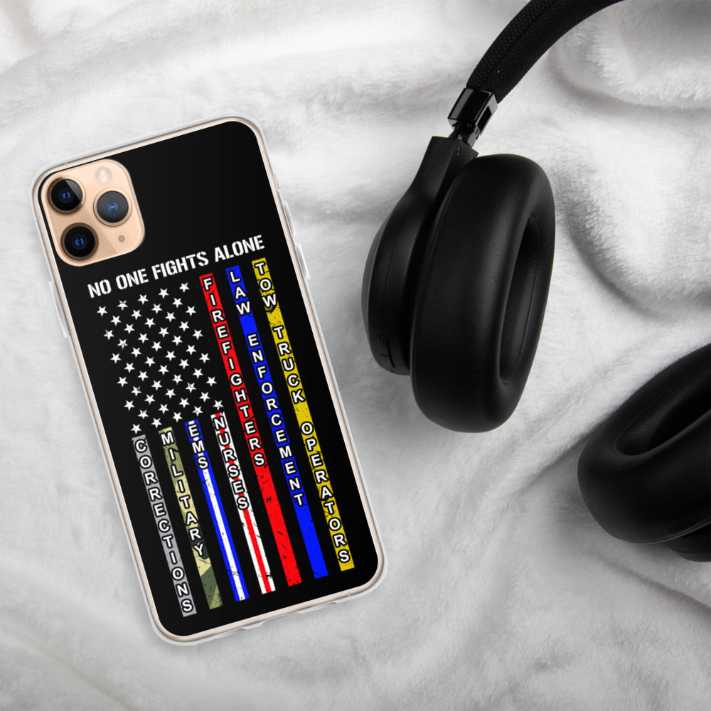 No One Fights Alone iPhone Case