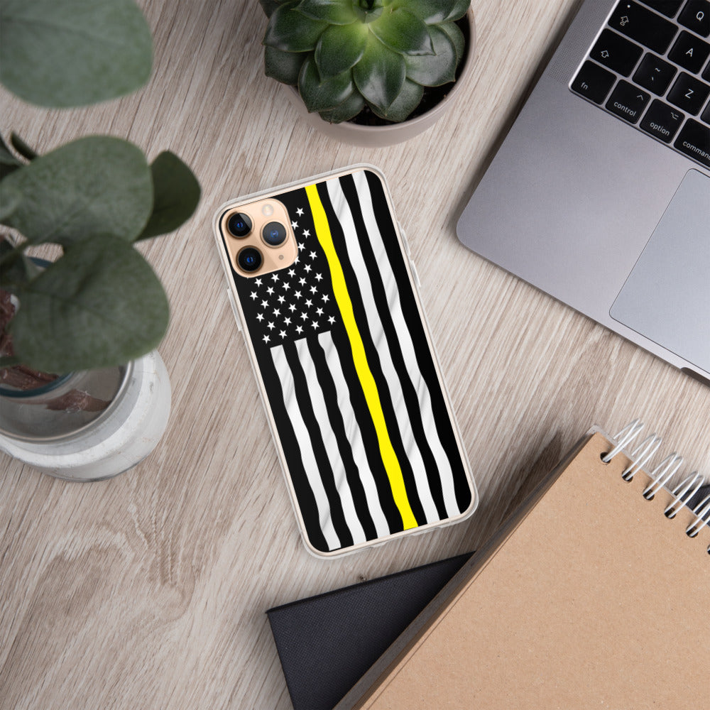 Yellow line iPhone Case