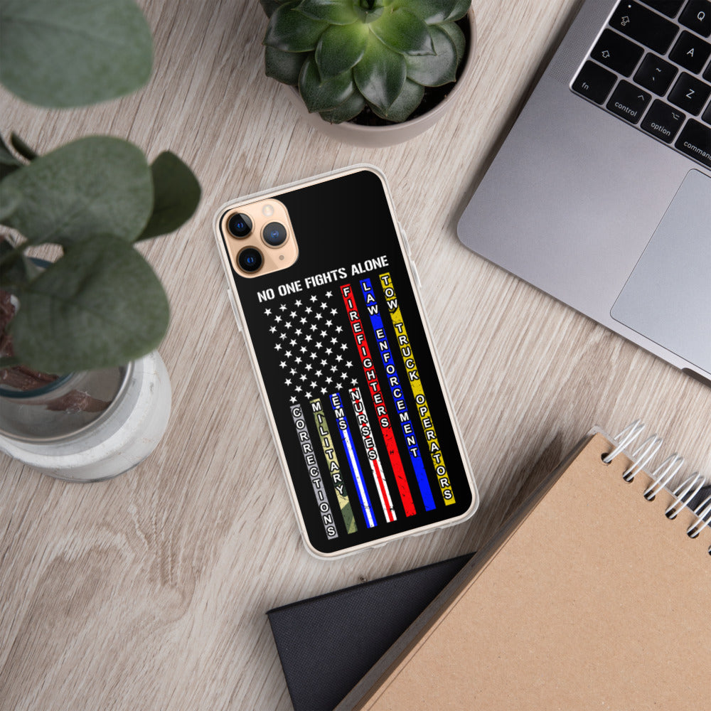 No One Fights Alone iPhone Case