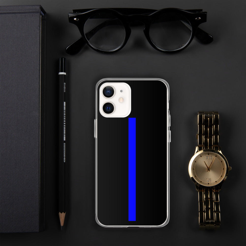 Thin Blue Line iPhone Case