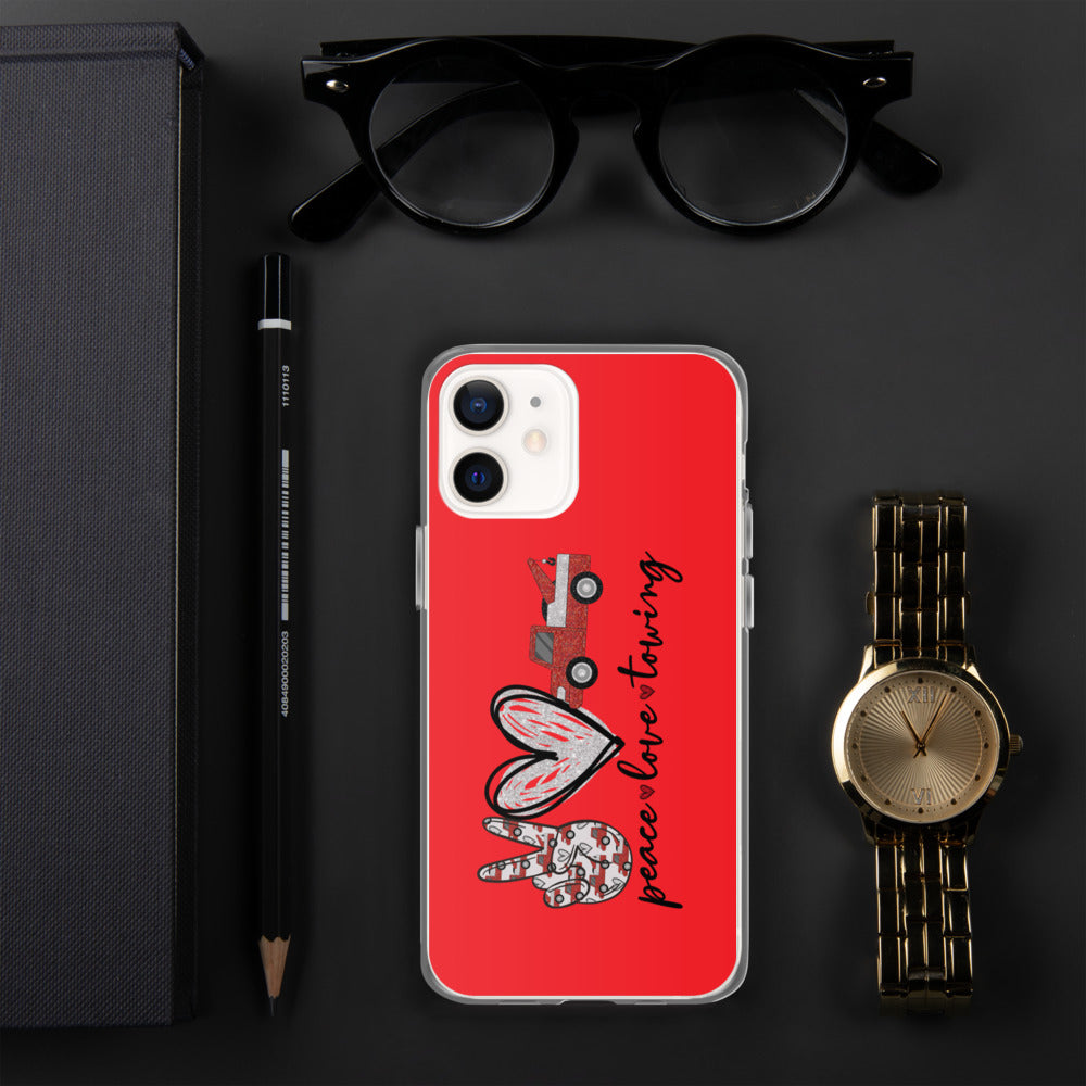 Peace Love Towing iPhone Case