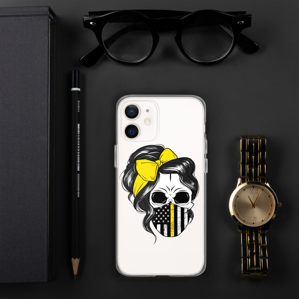 Thin Yellow Line iPhone Case