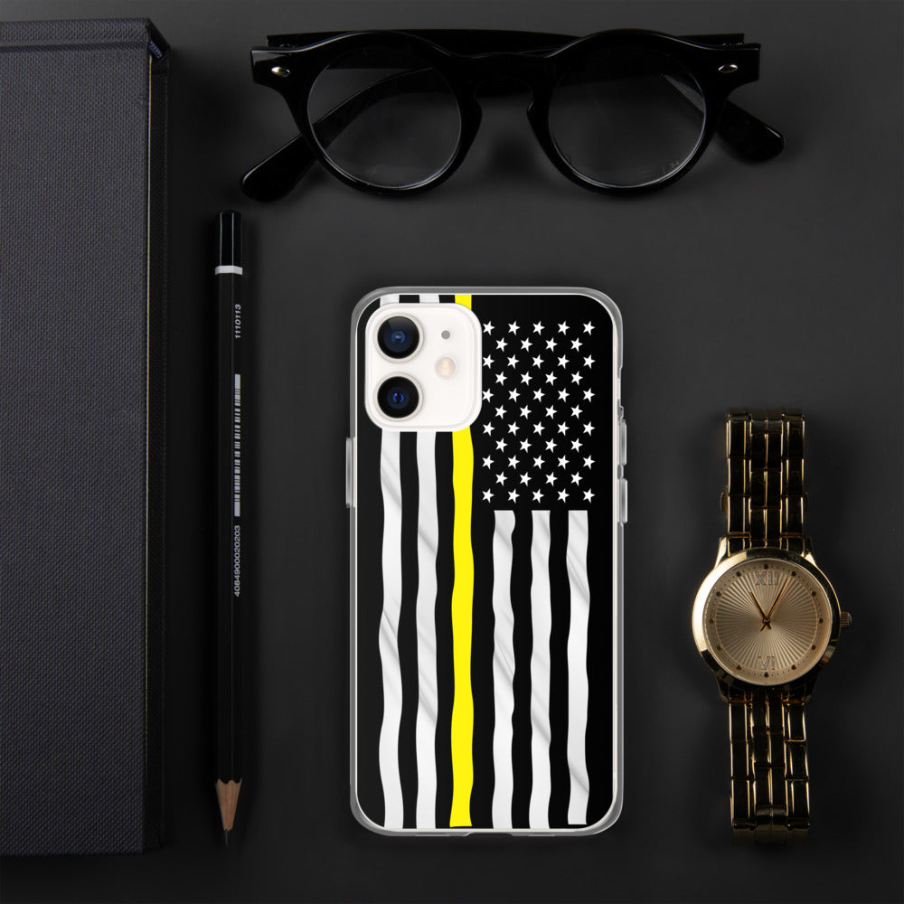 Thin Yellow Line iPhone Case
