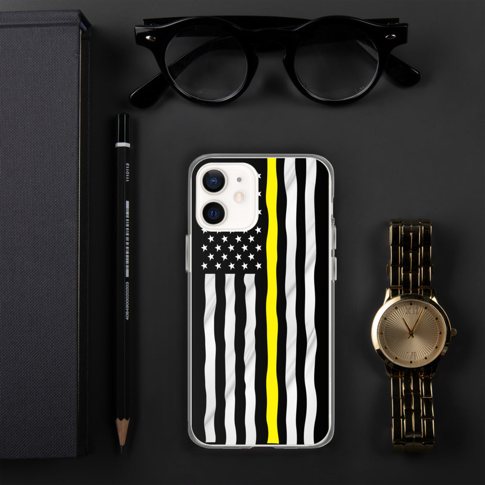 Yellow line iPhone Case