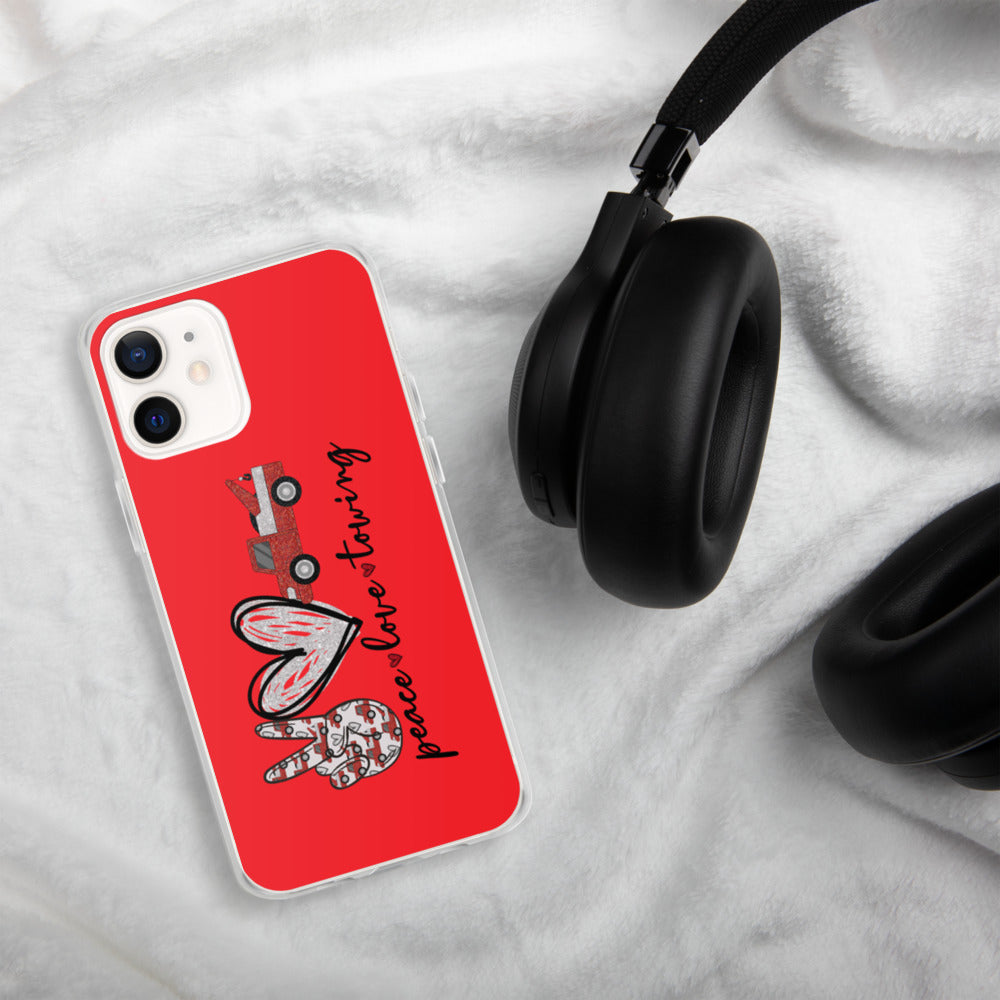 Peace Love Towing iPhone Case