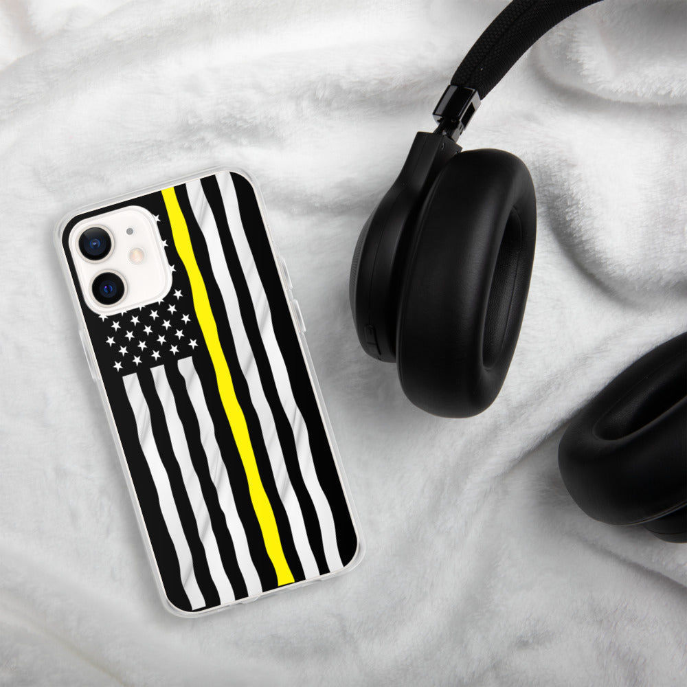 Yellow line iPhone Case