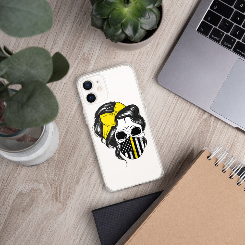 Thin Yellow Line iPhone Case