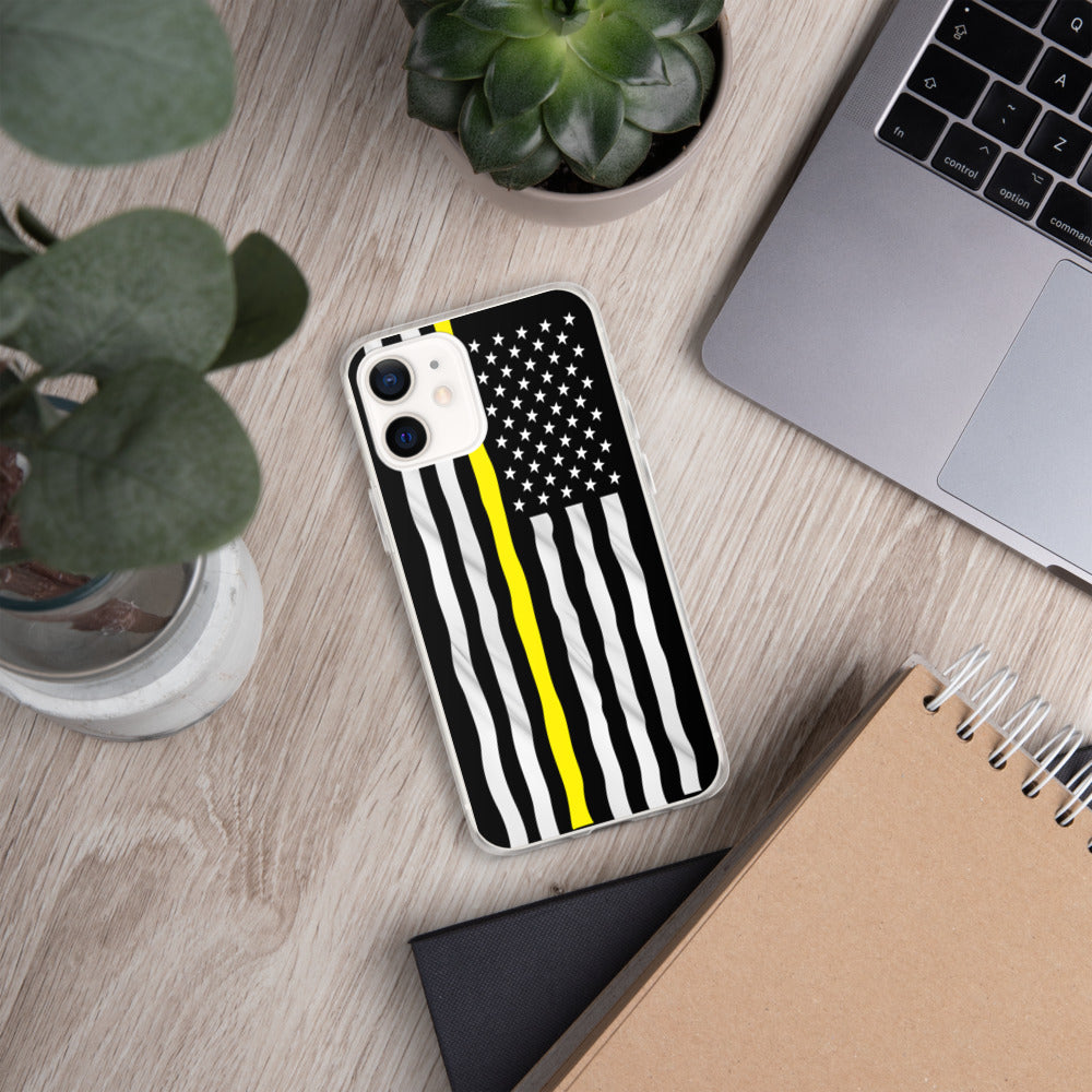 Yellow Line iPhone Case