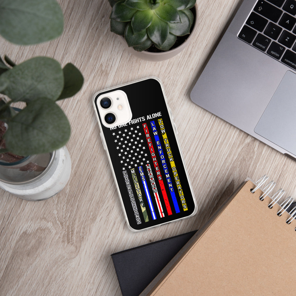 No One Fights Alone iPhone Case