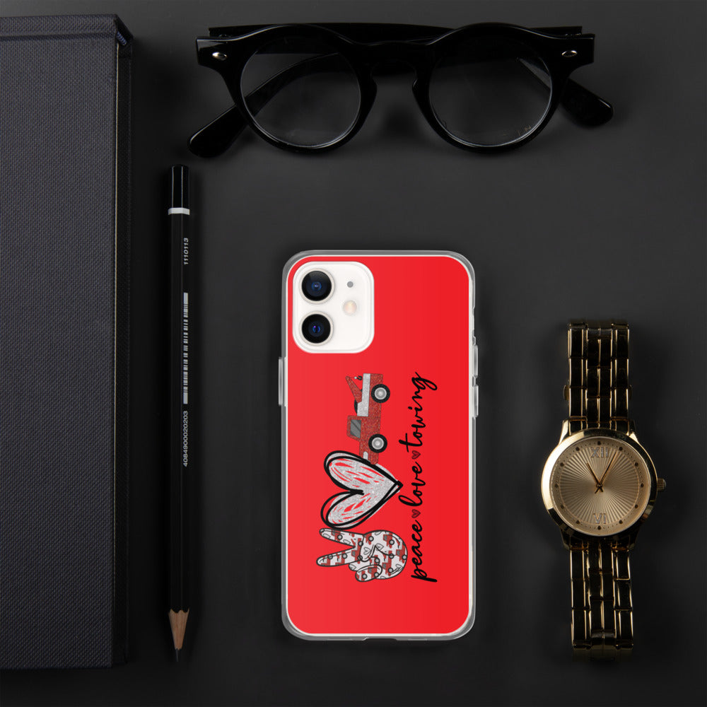 Peace Love Towing iPhone Case