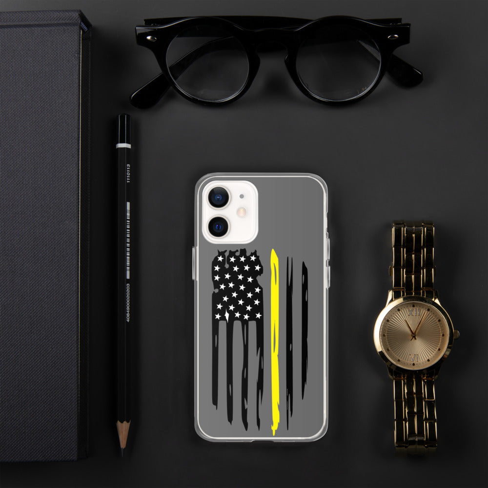 Thin Yellow Line iPhone Case