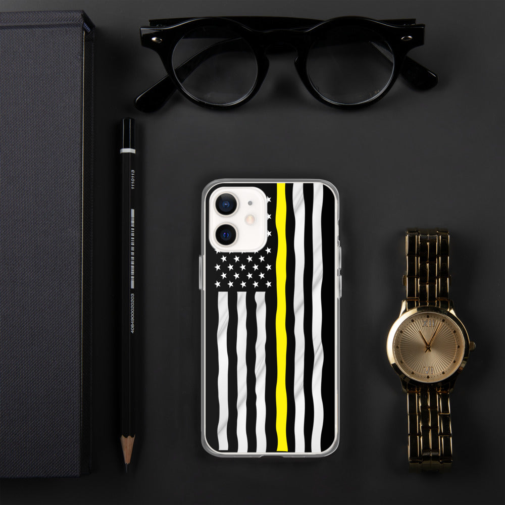 Yellow line iPhone Case