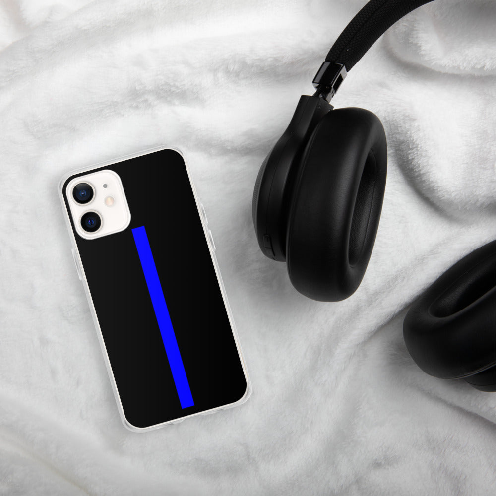 Thin Blue Line iPhone Case