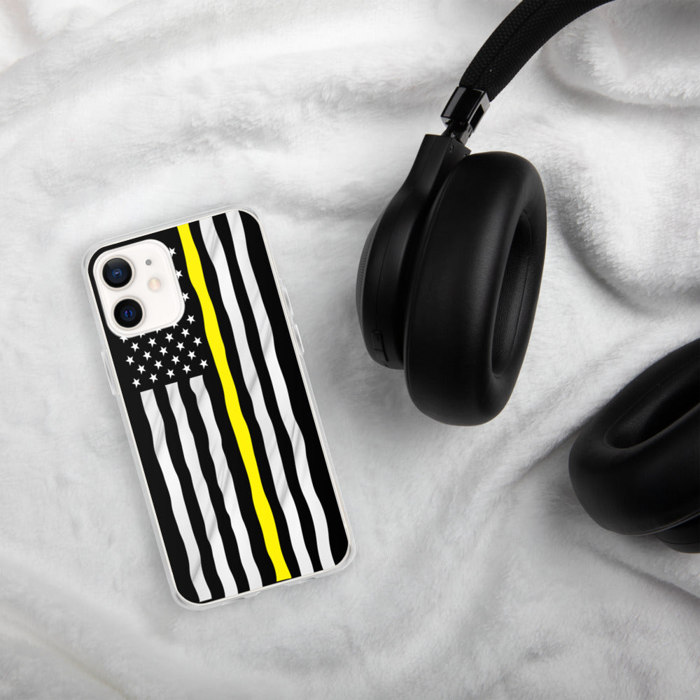 Yellow line iPhone Case