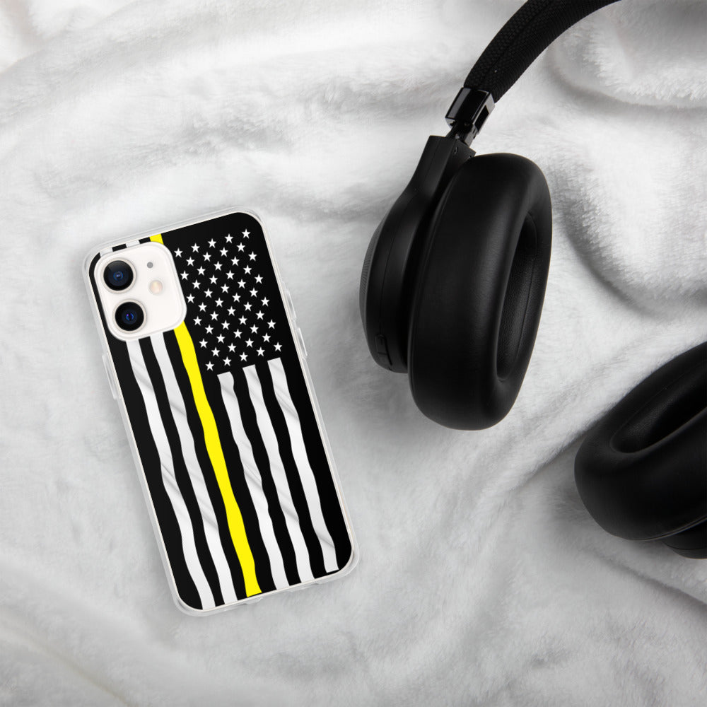 Yellow Line iPhone Case
