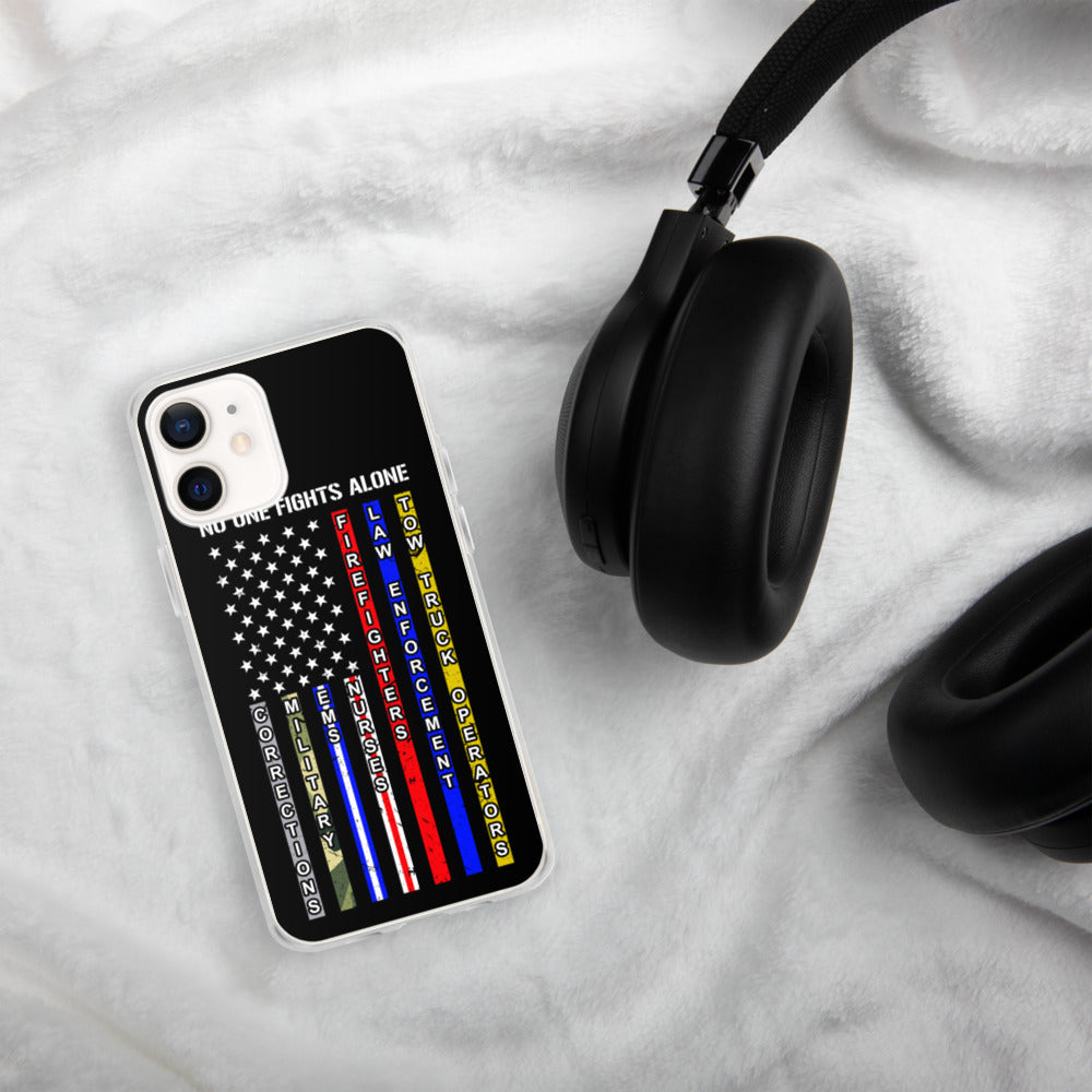 No One Fights Alone iPhone Case
