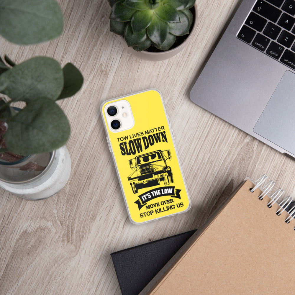 Slow down move over iPhone Case