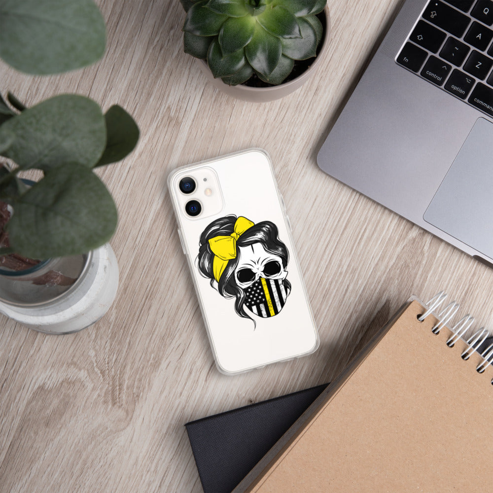 Thin Yellow Line iPhone Case