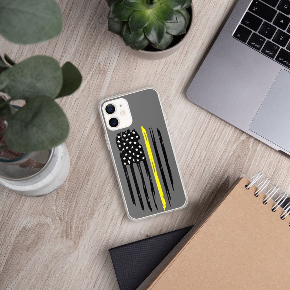 Thin Yellow Line iPhone Case