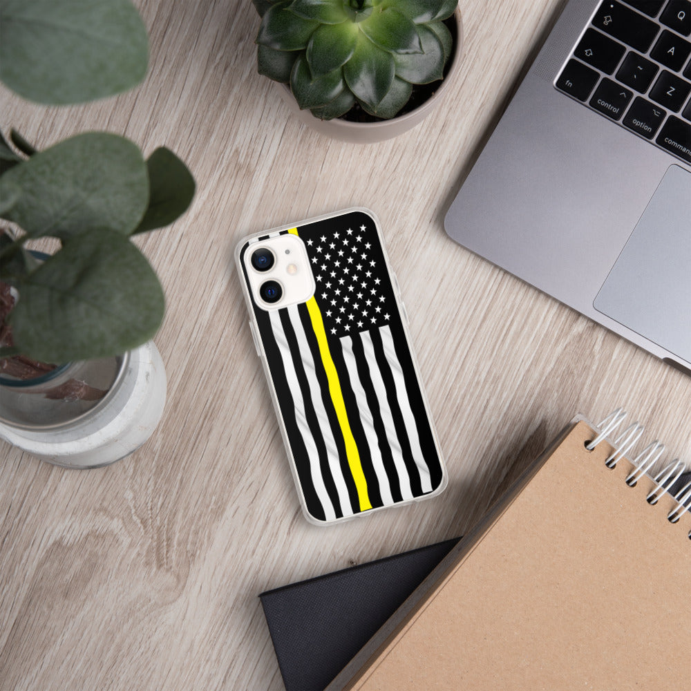 Yellow Line iPhone Case