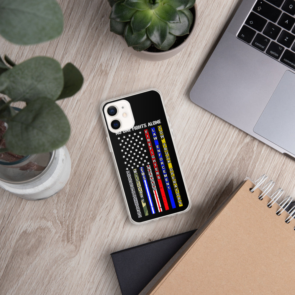 No One Fights Alone iPhone Case