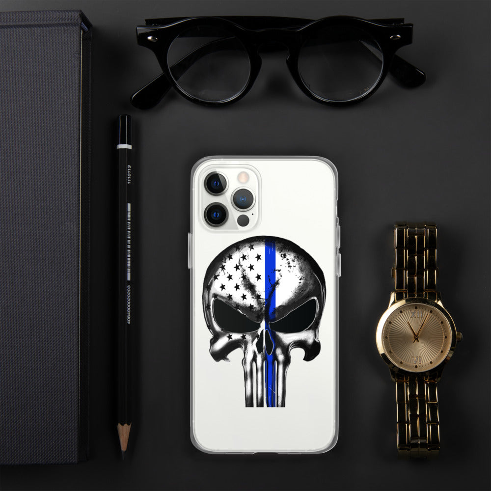 Thin Blue Line iPhone Case
