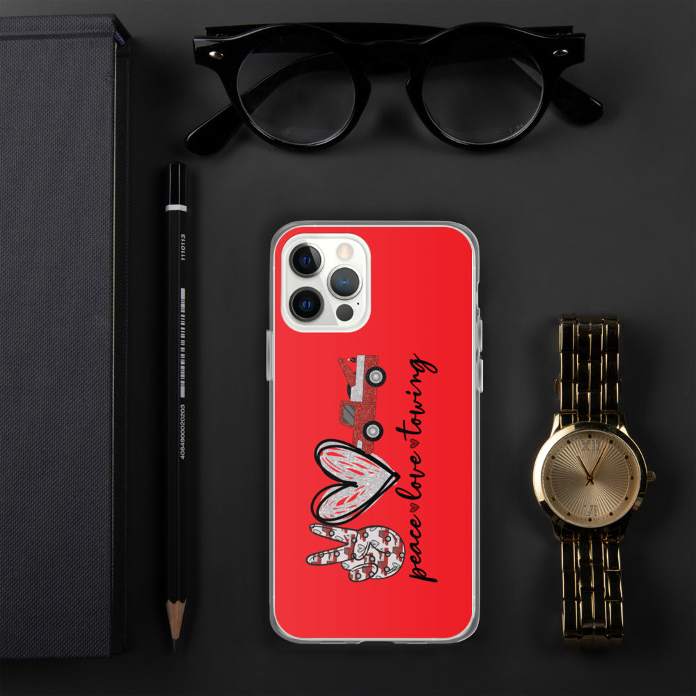 Peace Love Towing iPhone Case
