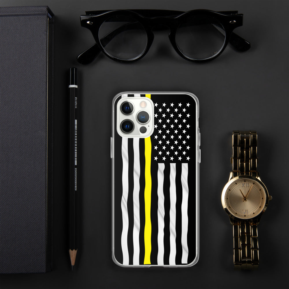 Thin Yellow Line iPhone Case